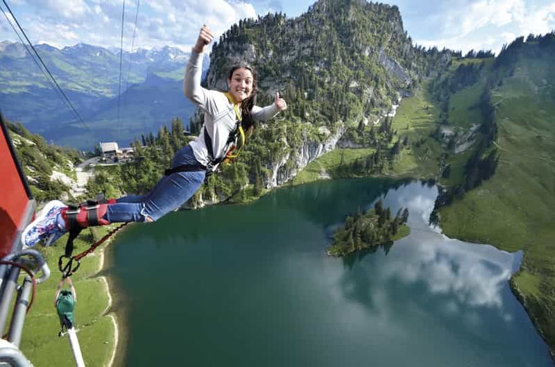 Billet Depuis Interlaken : Saut à l'élastique au Stockhorn