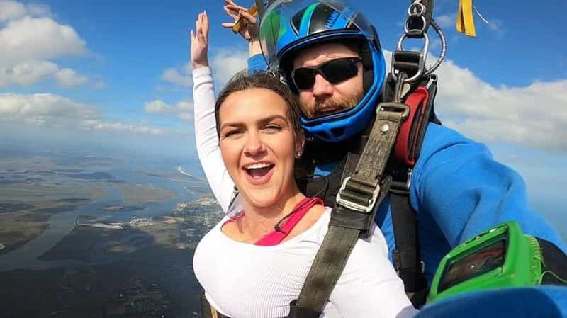 Billet Jacksonville : expérience de saut en parachute en tandem