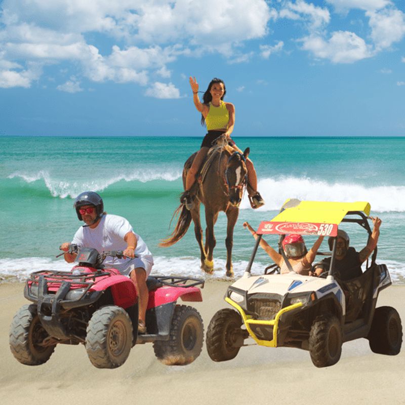 Billet Los Cabos : Combo : Razor, cheval ou quad avec transfert