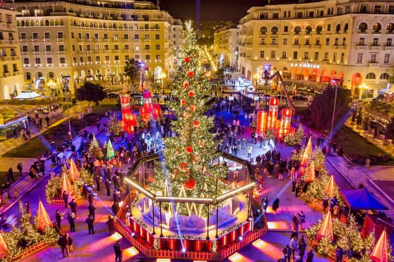 Billet Thessalonique : visite du marché de Noël avec dégustation de douceurs