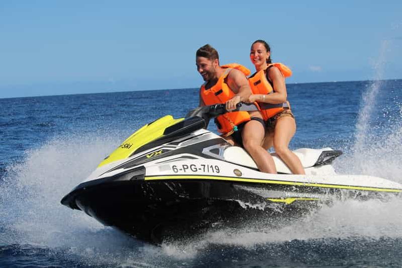 Billet Tenerife : Visite guidée en jet ski Découverte de la côte