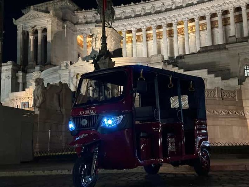 Billet E-Tuk Tour : Rome de nuit