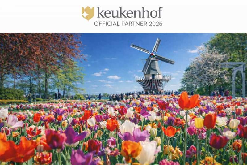 Billet Amsterdam : entrée au Keukenhof et navette avec retour flexible