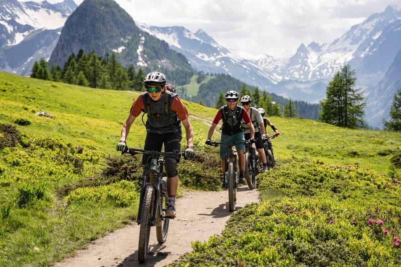 Billet Courmayeur : visite guidée en vélo électrique de Val Veny et Val Ferret