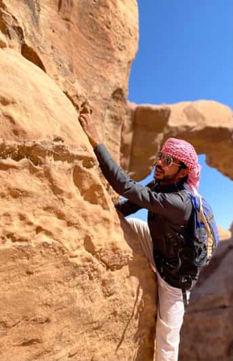 Billet Wadi Rum : Randonnée et ascension du mont Burdah + déjeuner traditionnel