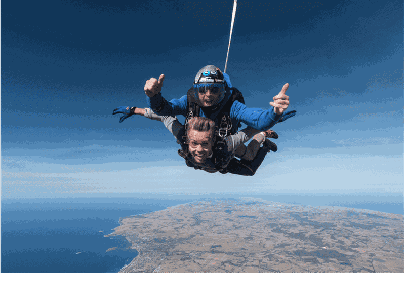 Billet Adélaïde : Saut en parachute en tandem au-dessus du lac Alexandrina