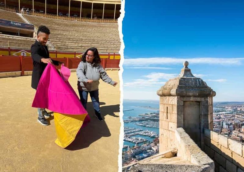 Billet Alicante : visite guidée des arènes et du château avec transfert en taxi