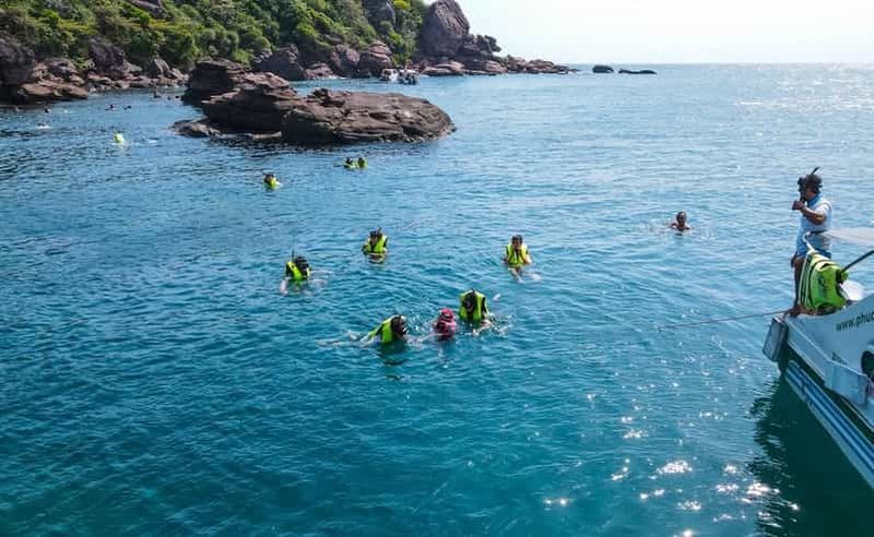 Billet Phu Quoc : Excursion en téléphérique et plongée en apnée sur 4 îles en bateau rapide