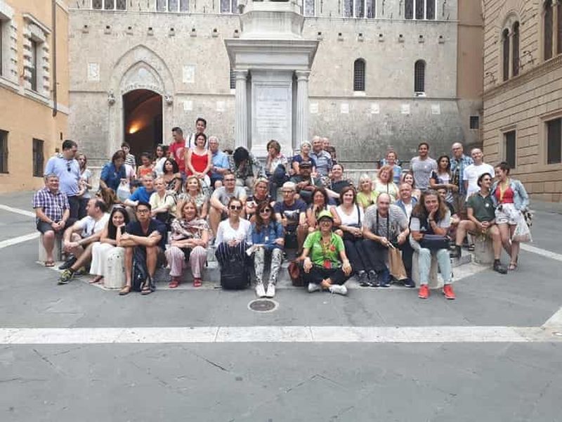 Billet Depuis Florence : événement traditionnel du Palio de Sienne et visite guidée