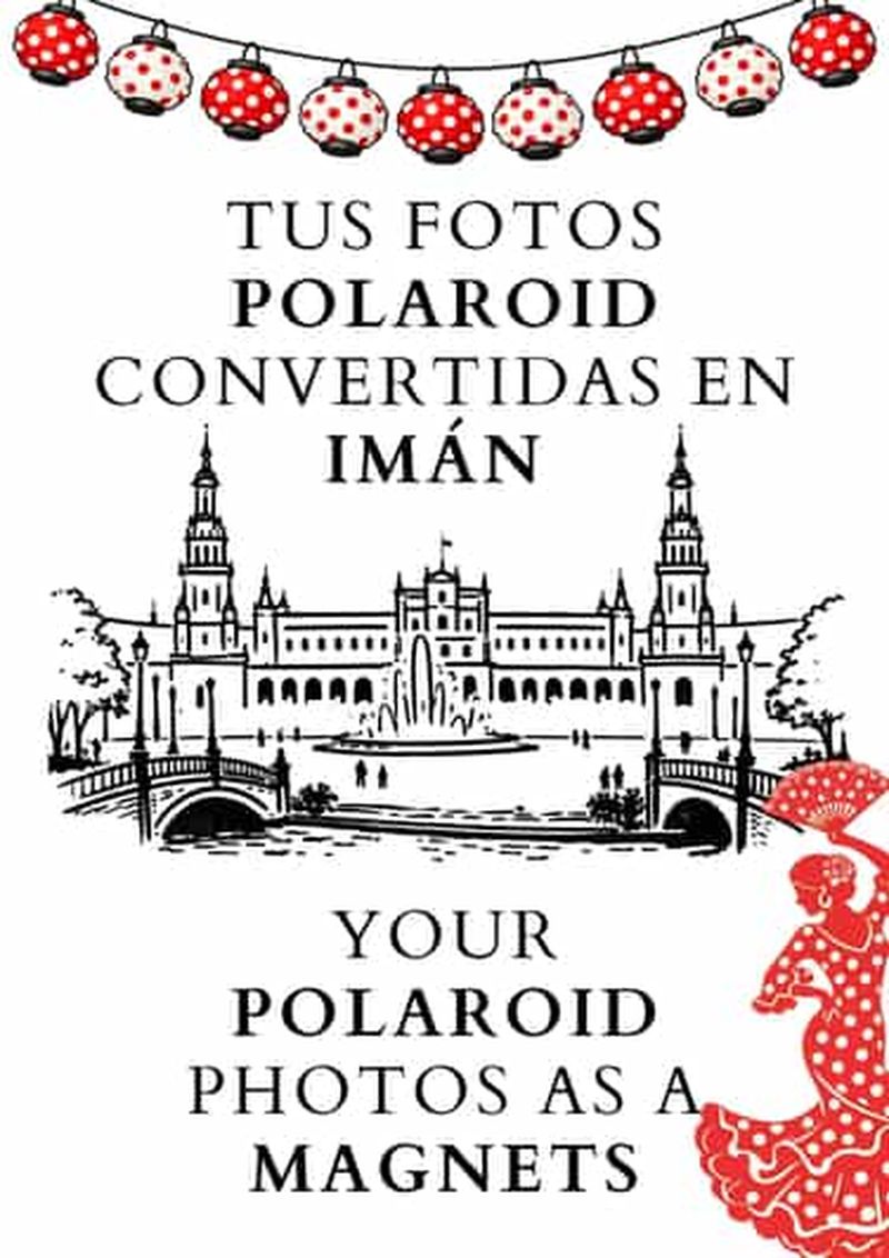 Billet Promenade photo privée avec curiosités et aimant Polaroid Plaza España Séville