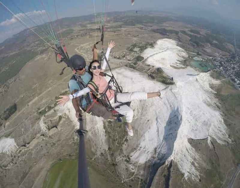 Billet Pamukkale : Parapente en tandem avec vue sur l'ancienne cité de Hierapolis