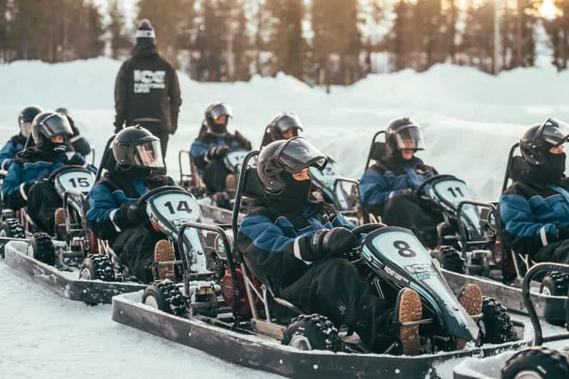 Billet Sirkka : Levi Ice-Karting avec transfert optionnel