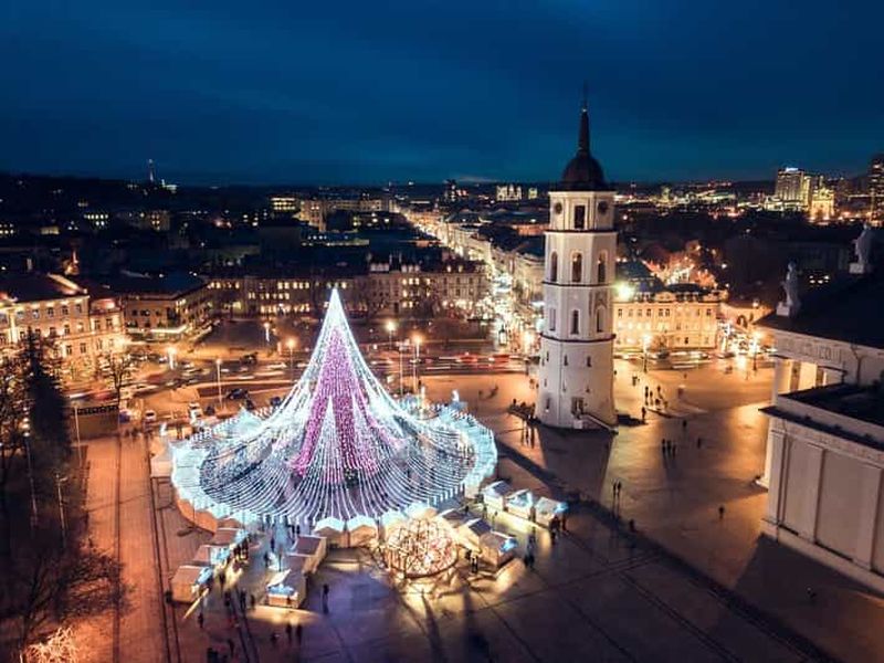 Billet Visite privée à pied de Vilnius pendant la période de Noël