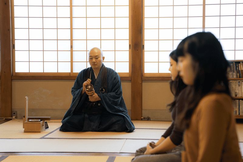 Billet Tokyo : Méditation zen dans un temple privé avec un moine