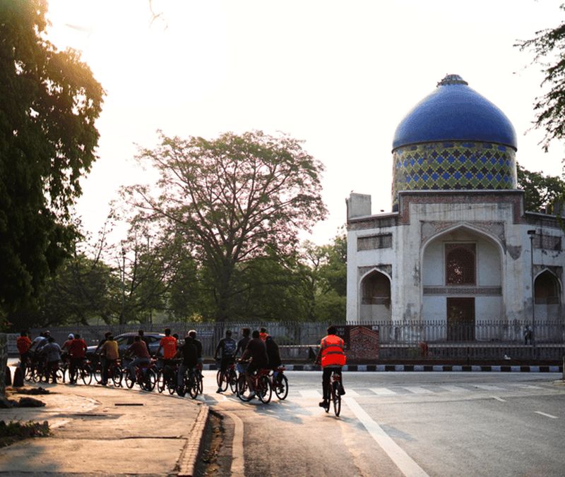 Billet Visite à vélo du sud de Delhi à la découverte du patrimoine, de l'art et des jardins