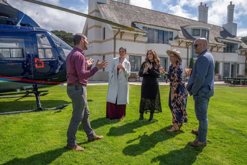 Billet Wellington : déjeuner à Wharekauhau en hélicoptère avec vol panoramique