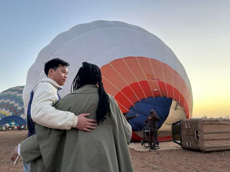 Billet Marrakech: vol en montgolfière et petit déjeuner dans maison berbère
