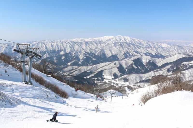 Billet Depuis Osaka : excursion à la station de ski d'Okubuki et option lac Biwa