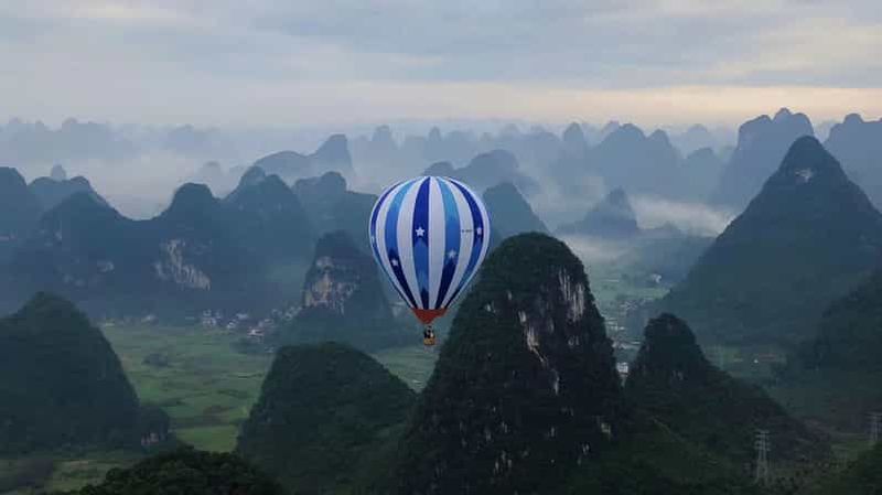 Billet Tour en montgolfière à Yangshuo au lever ou au coucher du soleil