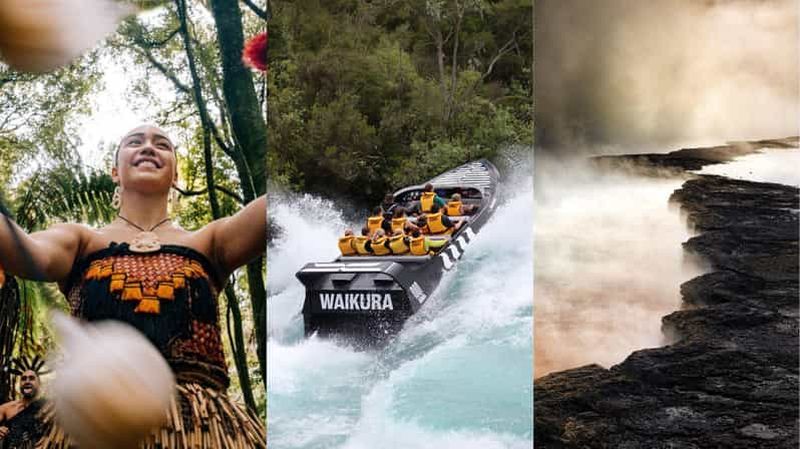Billet Rotorua : excursion en jet boat, Waiotapu et Te Pā Tū avec dîner