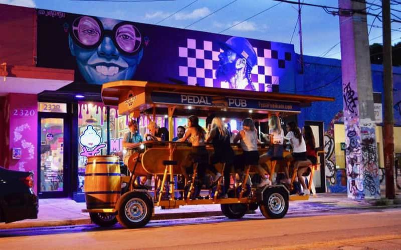 Billet Pedal Pub Miami : tournée des bars à vélo dans le quartier des arts