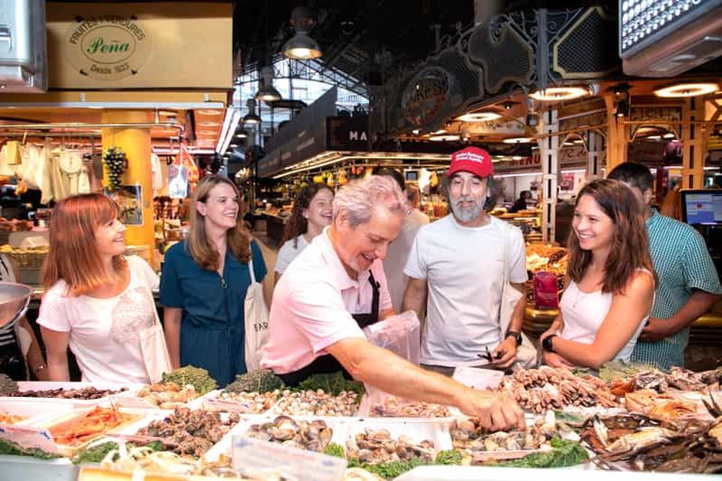 Billet Demi-journée de cours de cuisine espagnole et visite du marché de la Boqueria