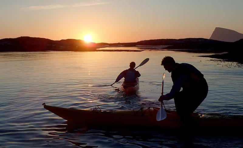 Billet Au départ de Tromsø : Excursion en kayak de mer au soleil de minuit de Sommarøy
