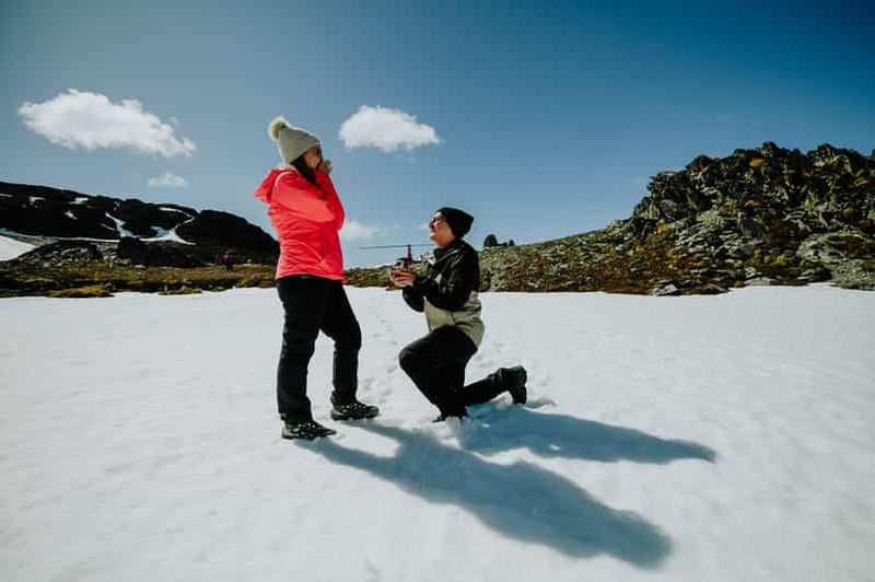 Billet Demande en mariage exclusive en hélicoptère avec toast à Ushuaia