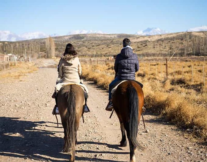 Billet Mendoza - Malargüe : Promenade à cheval au coucher du soleil dans la colonie Pehuenche 1