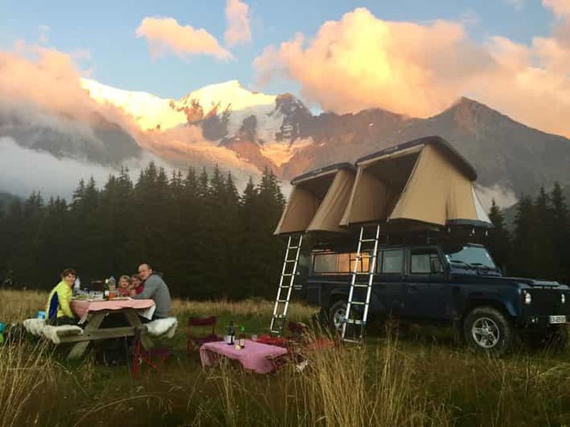 Billet Chamonix Mont Blanc : Sortie Privée en 4X4 et diner en altitude
