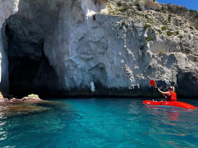Billet Syracuse : excursion en kayak entre les grottes et Ortigia