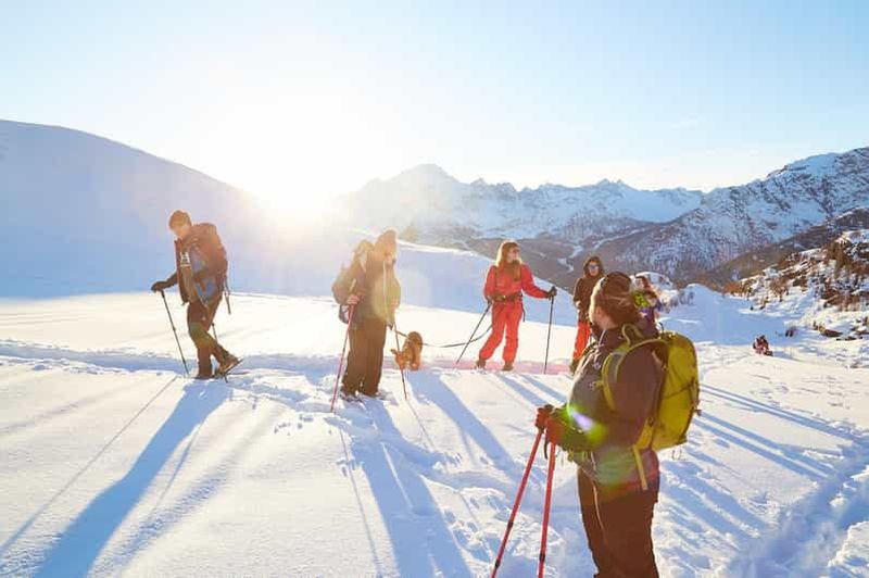 Billet Randonnée en raquettes au coucher du soleil à Valmalenco, dîner au refuge et retour nocturne