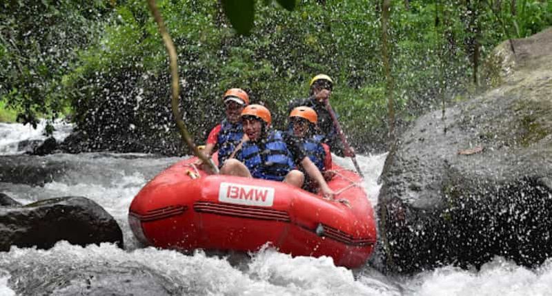 Billet Bali Rafting : Rafting en rivière avec descente en tyrolienne jusqu'à la rivière
