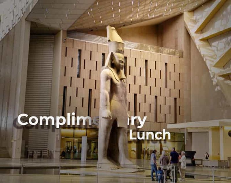 Billet Le Caire : Grand musée égyptien, visite des pyramides et du Sphinx et déjeuner