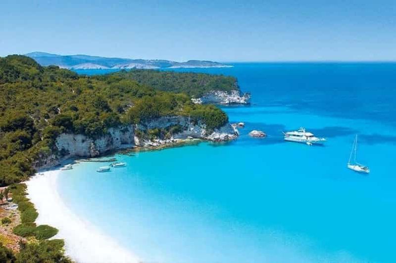 Billet Depuis Corfou : Excursion en bateau à Paxos, Antipaxos et aux Grottes Bleues