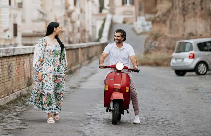 Billet Excursion en Vespa avec photographie professionnelle à Rome