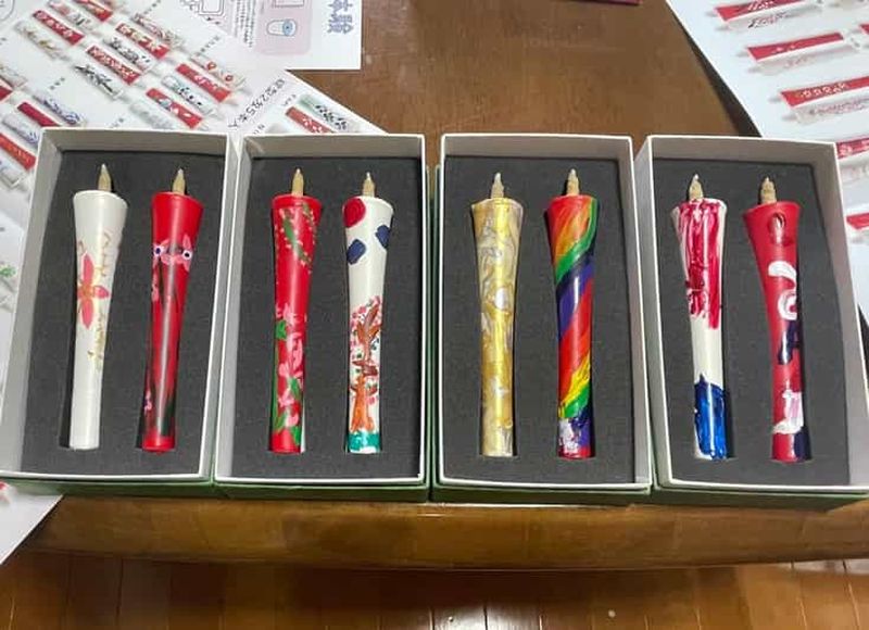 Billet Kyoto : atelier de peinture sur bougies traditionnelles
