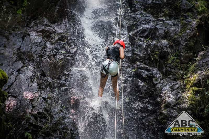 Billet Depuis La Fortuna : Canyoning et descente de cascades en rappel à Arenal