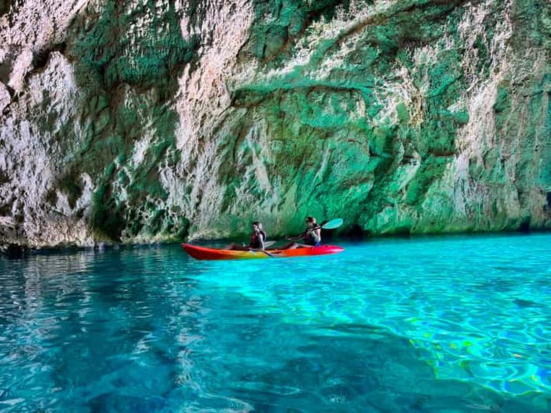 Billet Cova dels Orguens : Exploration des grottes en kayak et en plongée avec masque et tuba