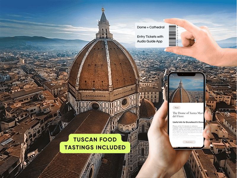 Billet Florence : billet pour la cathédrale et le dôme de Brunelleschi et application audio