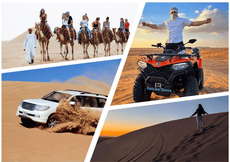Billet Safari à Doha : Randonnée en quad, rallye dans les dunes et surf des sables