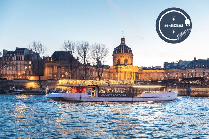 Billet Paris : Croisière fluviale en soirée avec musique
