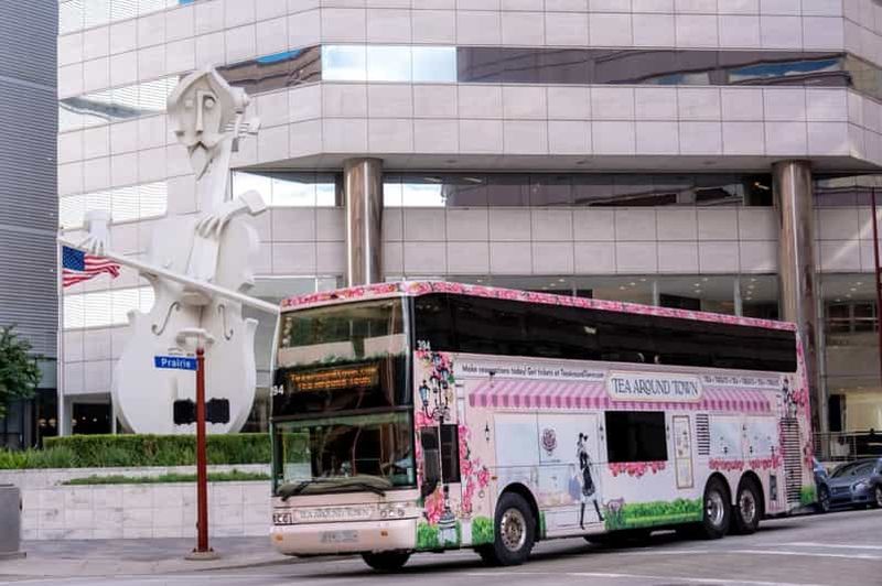 Billet Houston : Tea Around Town® Visite en bus avec thé l'après-midi