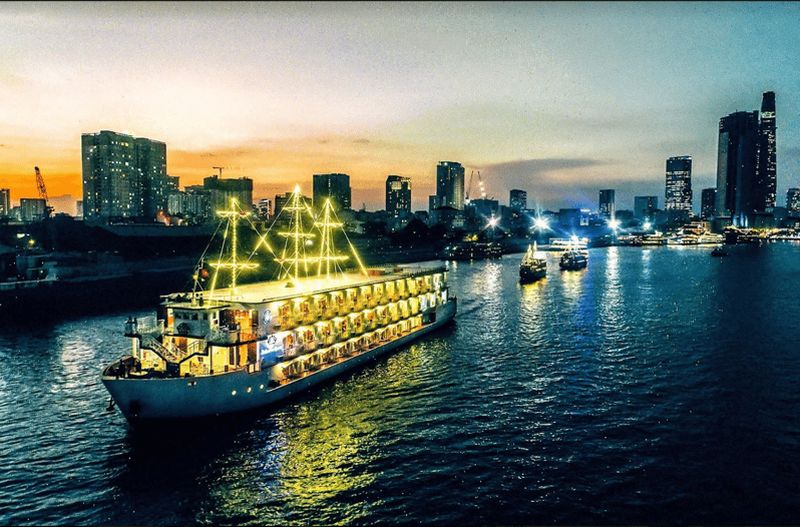 Billet Hô Chi Minh-Ville : dîner-croisière sur le Saigon avec transfert