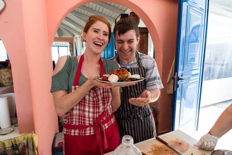 Billet Santorin : Cours de cuisine et randonnée facile