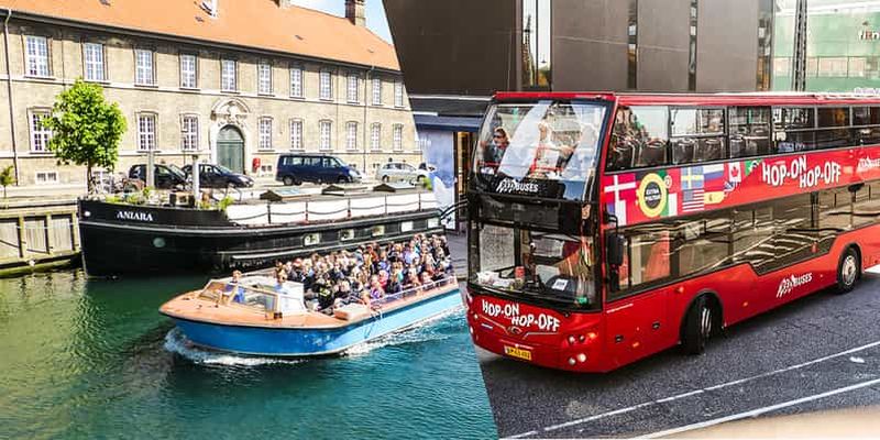 Billet Copenhague : visite en bus à arrêts multiples avec option croisière