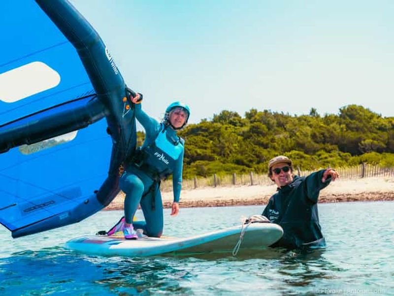 Billet Bonifacio : Apprenez le Wingfoil dans la turquoisie de Piantarella