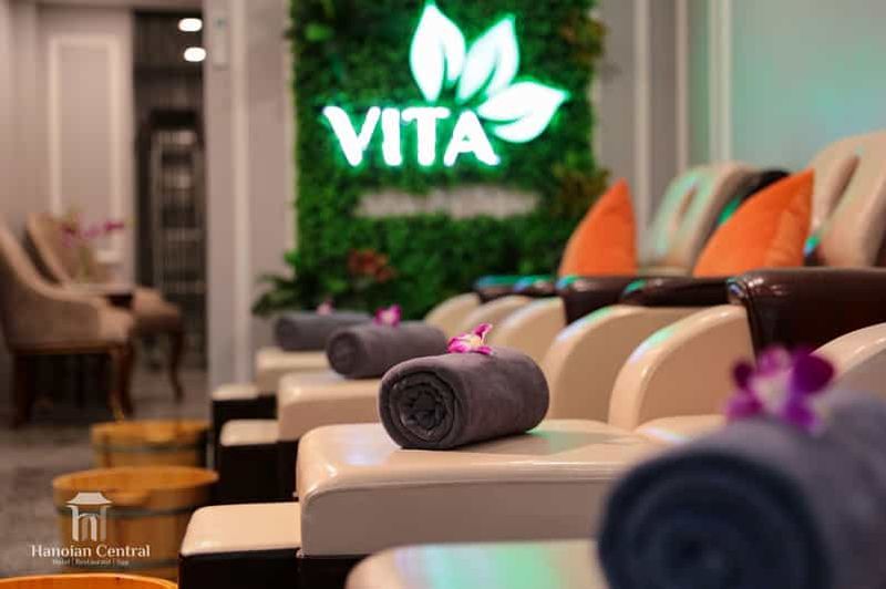 Billet Spa à Hanoi : massage de la tête