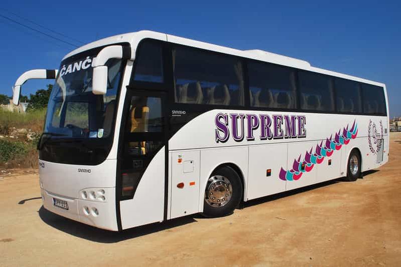 Billet Malte : transfert en navette entre l'aéroport et les hôtels