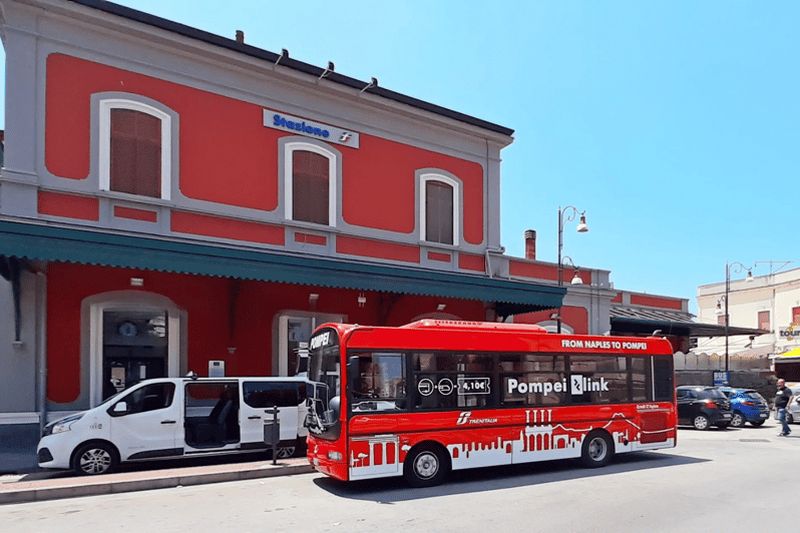 Billet Pompei LINK : Train+bus facile entre Naples et Pompei Scavi